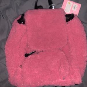 Pink Teddy Mini Backpack